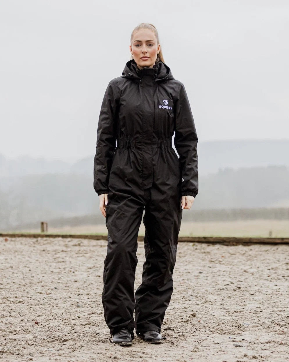 EQUIDRY Women's All-In-One Jumpsuit Black
