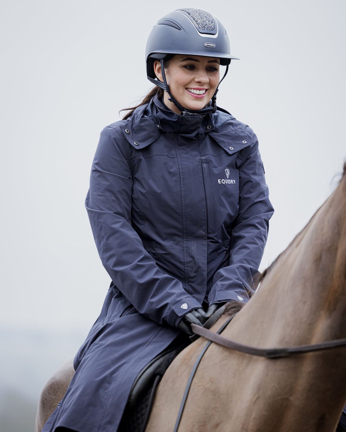 Aura Women's Raincoat Navy