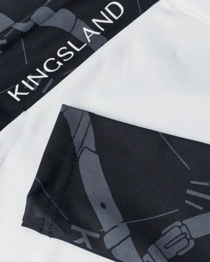 KINGSLAND KLVEA Ladies Show Shirt - Equestrian Print, Navy Blue - Equiflair