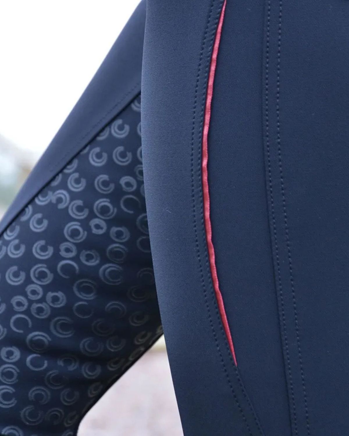 Hy Equestrian Eliza Ladies Breeches - Charcoal/Rose Gold