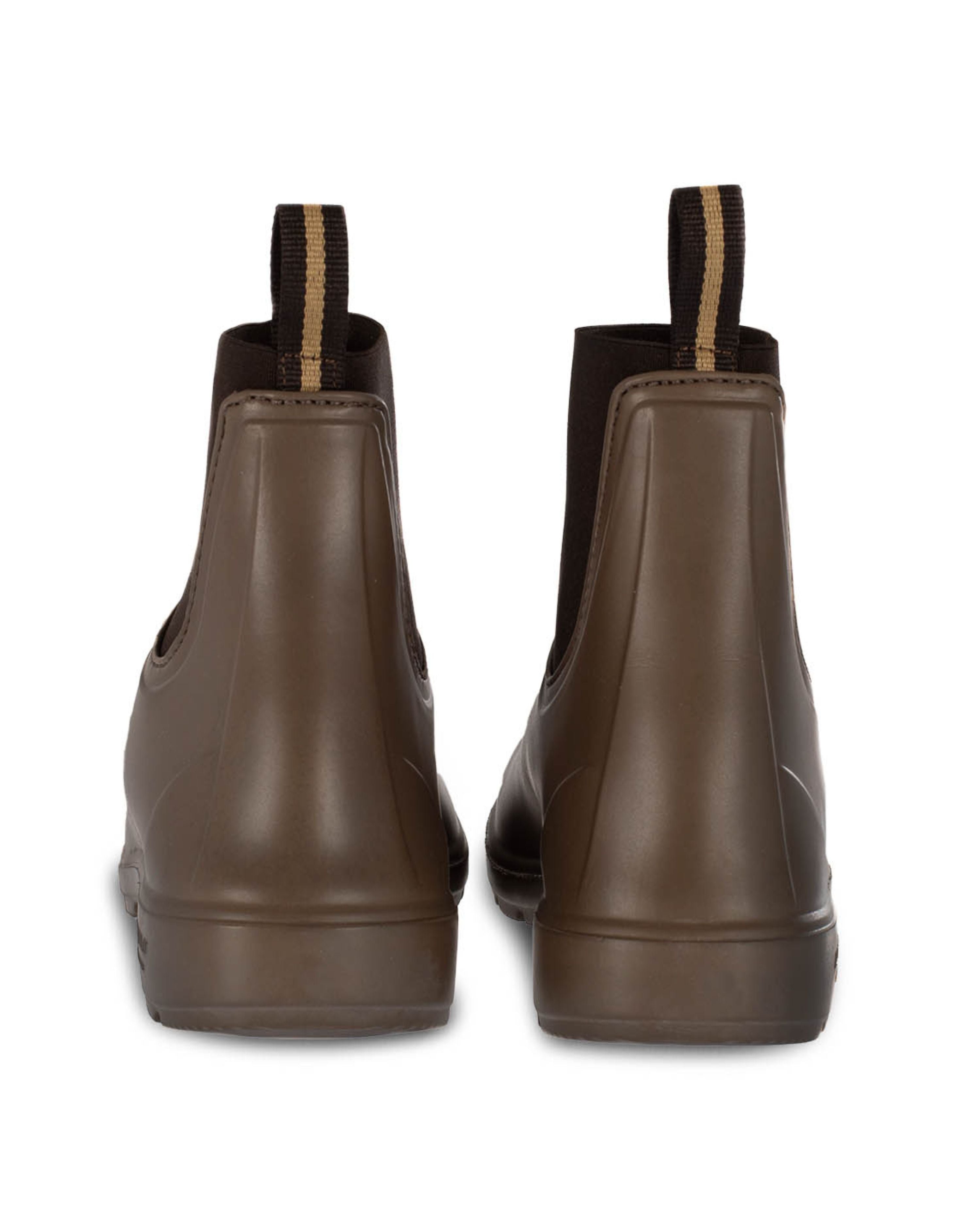 Acavallo Piuma Rubber Jodhpur Boots Chocolate