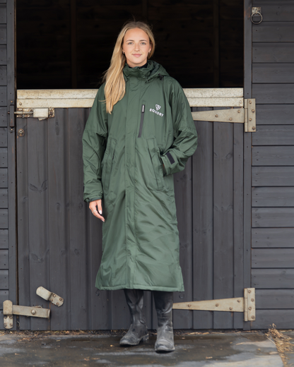 EQUIDRY Evolution Women's Thin Fleece Black Forest Green/Green