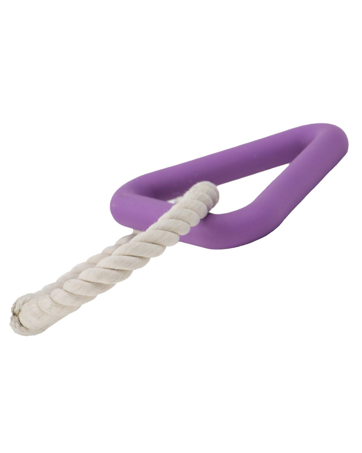 Ancol Playtime Natural Ropey Triangle Purple Dog Toy