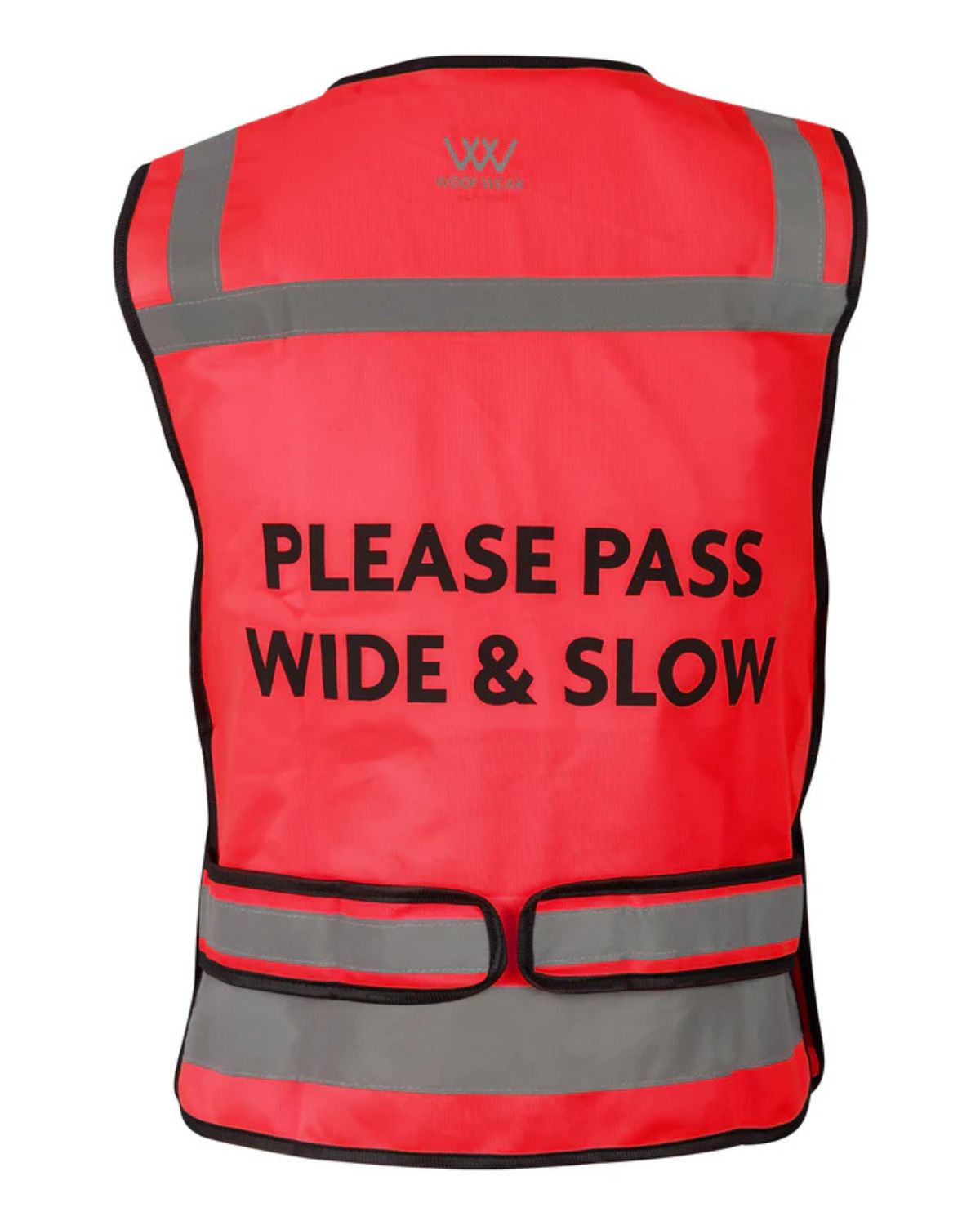High Visibility Pink Riding Vest - Equestrian Safety Gear, Reflective, WOOF WEAR. Please Pass Wide & Slow.