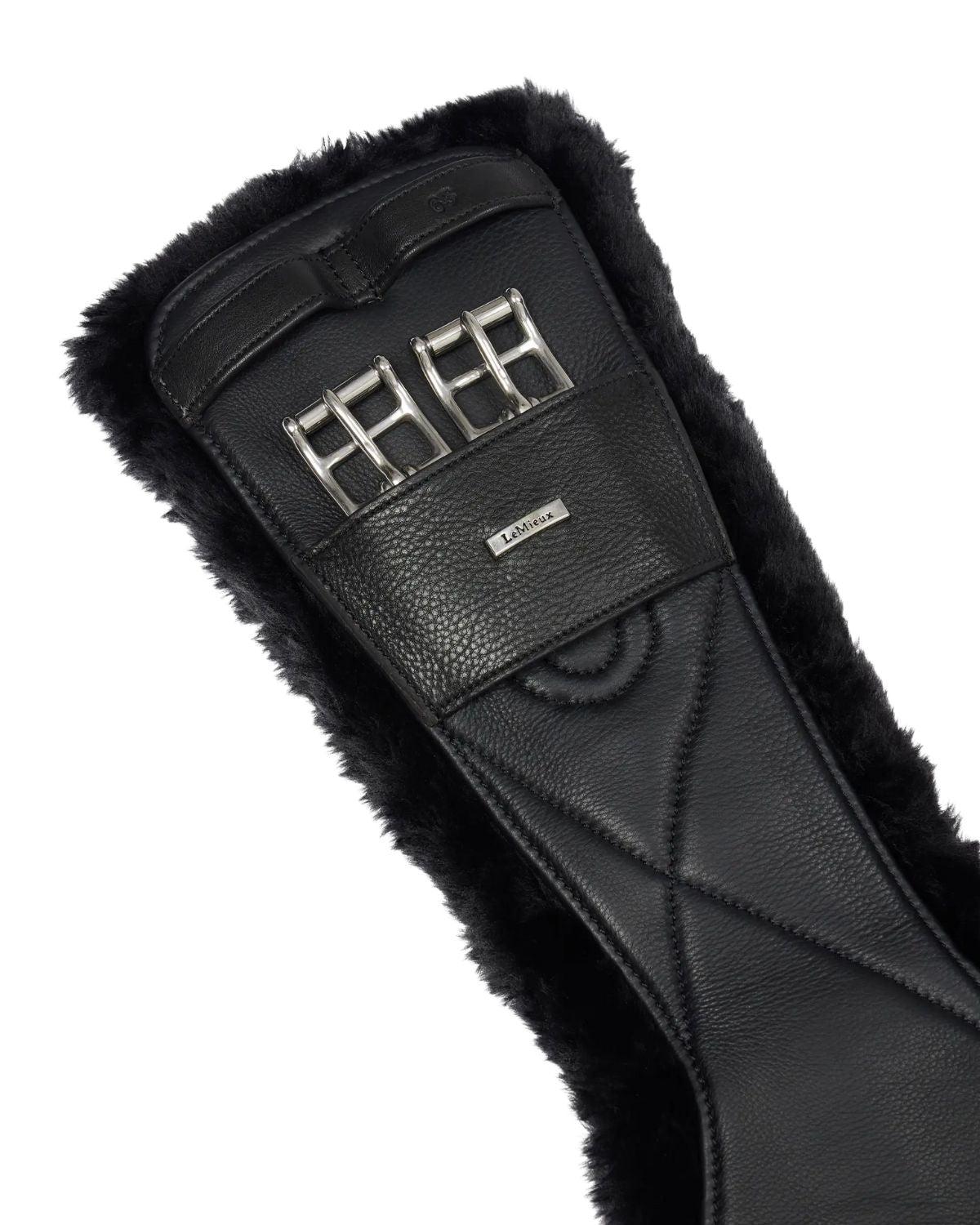 LeMieux Arika Simuwool Contoured Dressage Girth Black