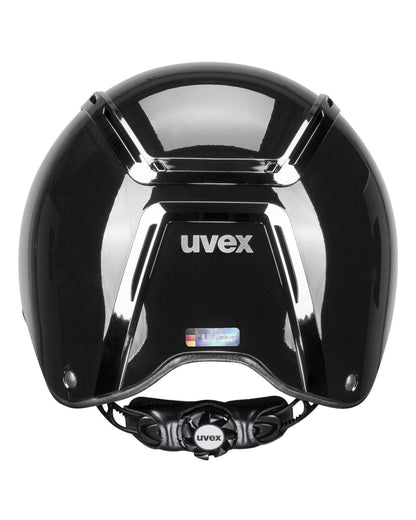 Uvex Exxeed Shiny Chrome Riding Helmet  - Black