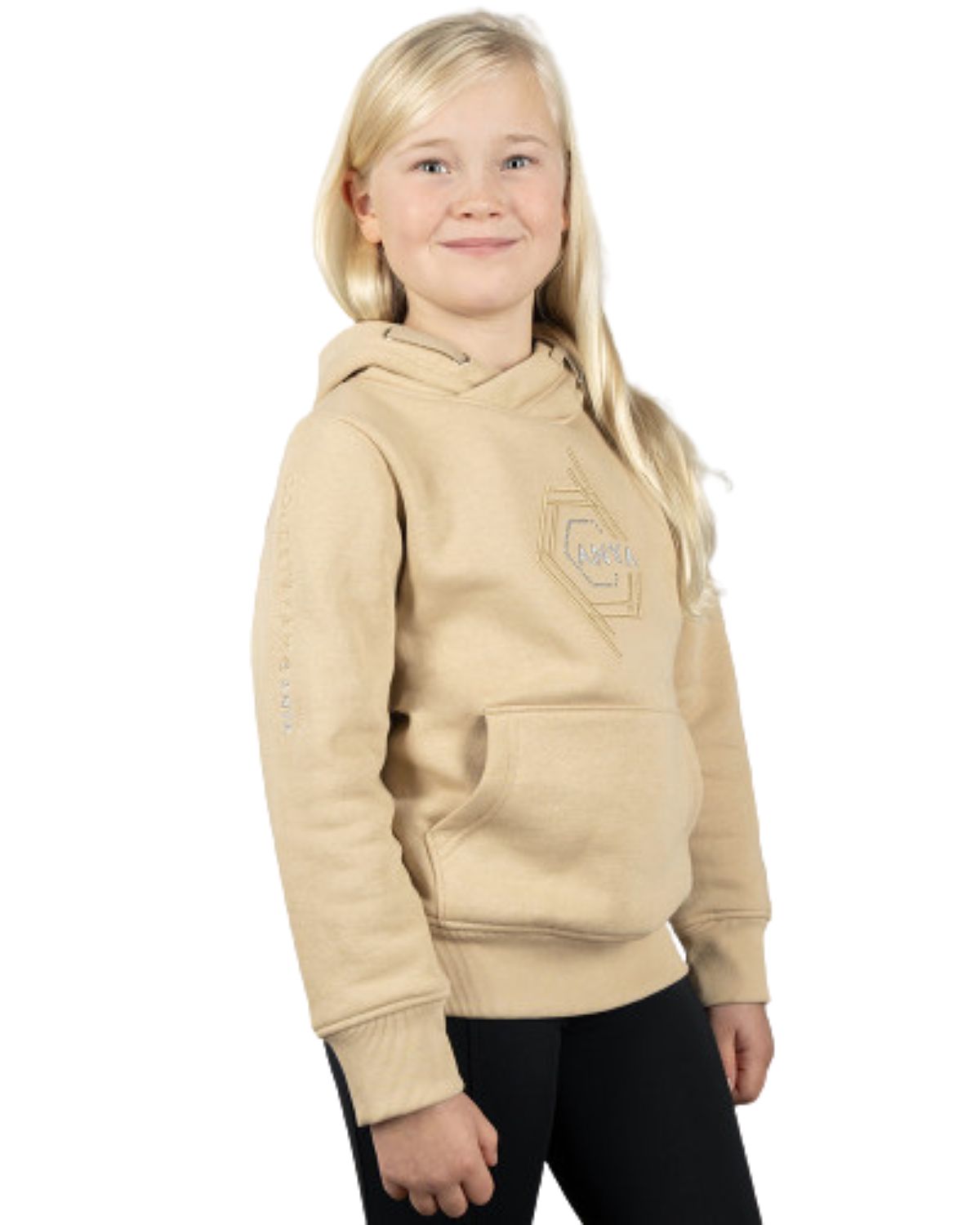 Girl in Coldstream x Anya Diamante Hoodie - Equestrian Champagne Hoodie
