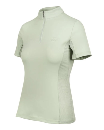 Woof Wear Short Sleeve Tech Riding Shirt - Sage Green - Equestrian Apparel