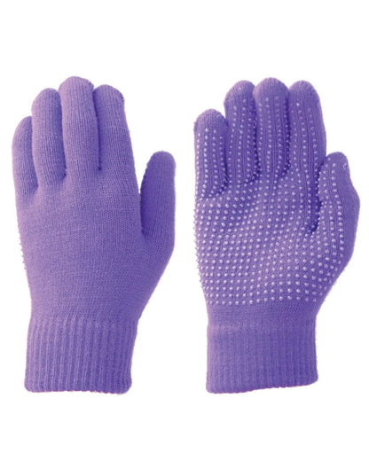 Hy Equestrian Children's Magic Glovess - Purple - Clothing Gift