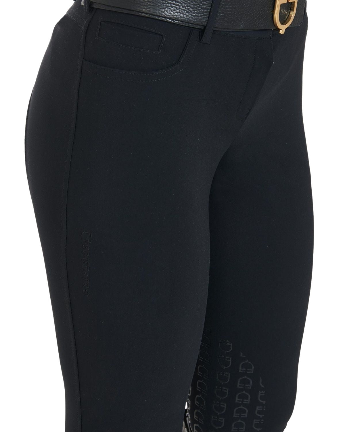 Equestro Women's Latest Generation Summer Breeches Black