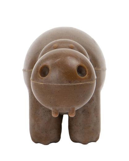Ancol Tough Coffee Grounds Hippo Dog Toy
