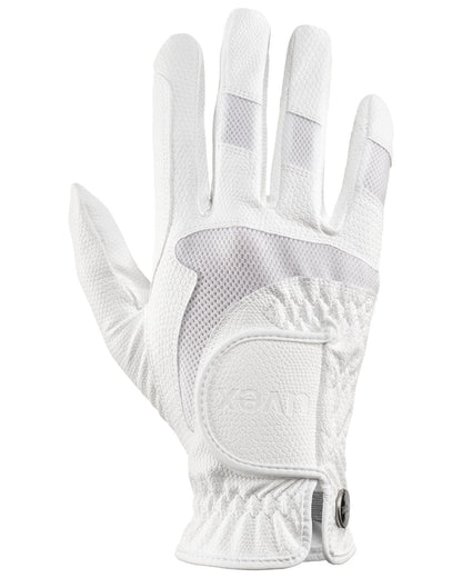 UVEX I-PERFORMANCE 2 WHITE RIDING GLOVE: High-performance glove with grip & ventilation