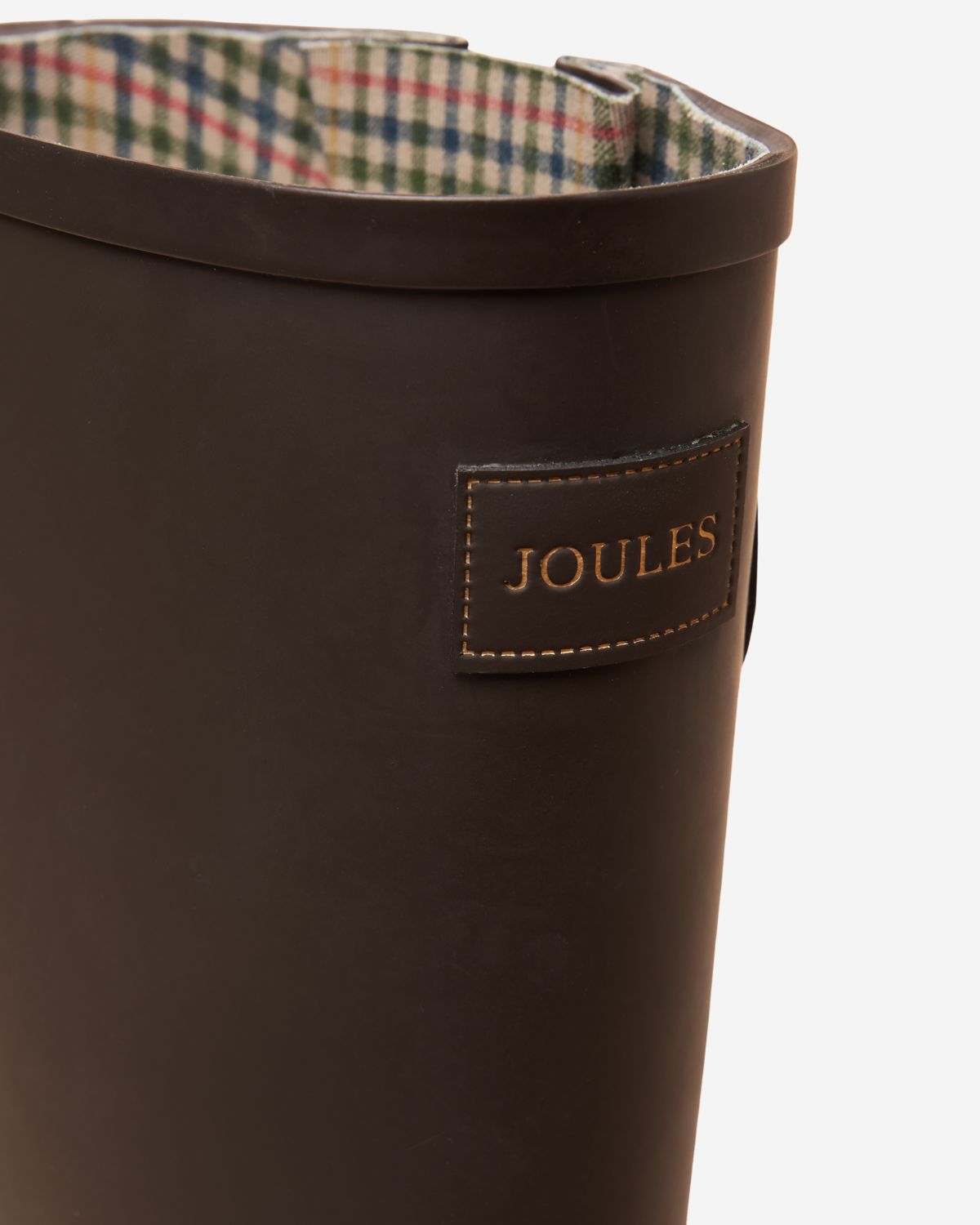 Joules Women's Houghton Adjustable Tall Welly Chocolate Brown
