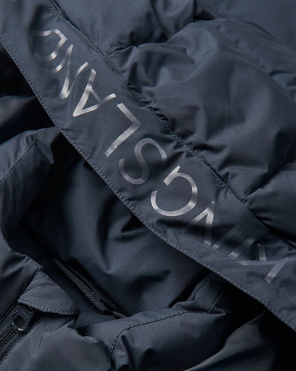 Kingsland KLVEA Ladies Insulated Navy Jacket: Waterproof, Windproof Riding Coat with Adjustable Waist & Hood - Equiflair