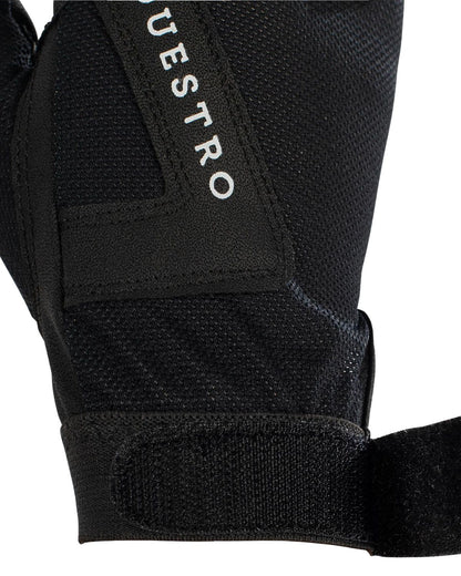 Equestro Gloves In Technical Fabric Black