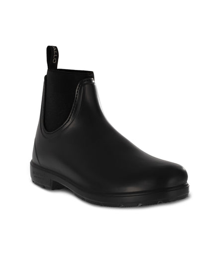 Acavallo Piuma Rubber Jodhpur Boots Black