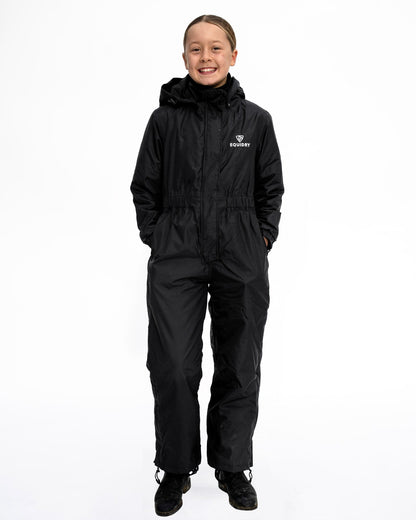 Children's All-In-One Puddle Suit Black