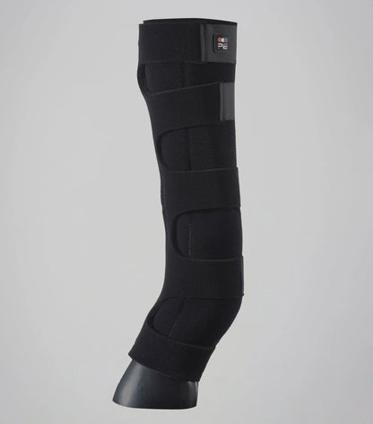 Premier Equine 6-Pocket Horse Ice Boots - Black - Equine Leg Cooling Therapy - Cold Pack Wraps
