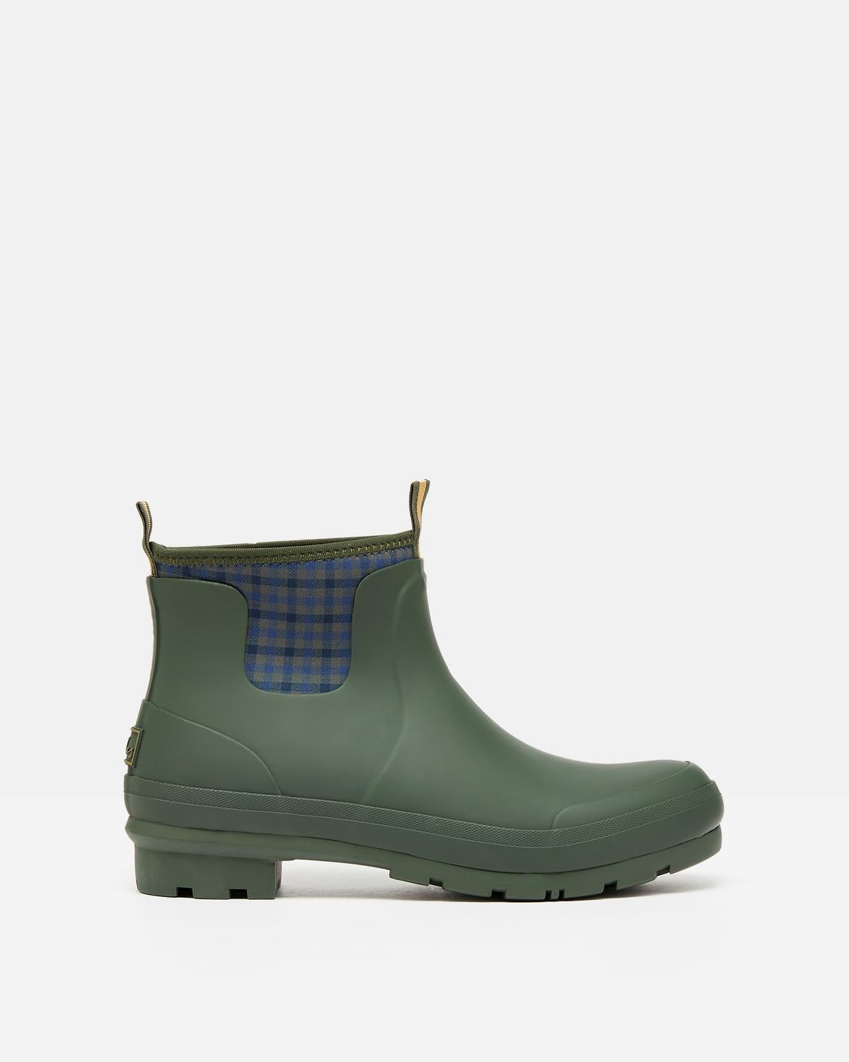 Joules Foxton Green Neoprene Lined Ankle Wellies