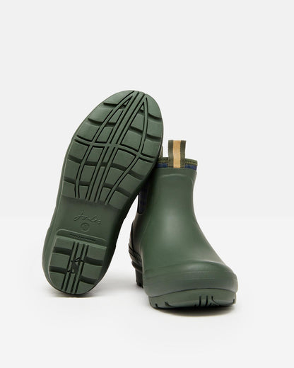 Joules Foxton Green Neoprene Lined Ankle Wellies