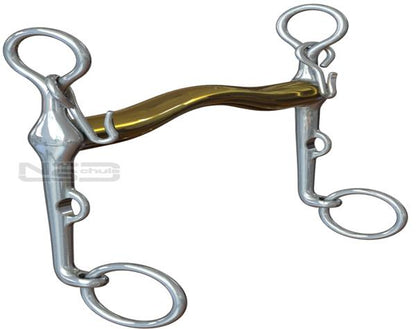 Neue Schule Starter Weymouth Bit: Salox Mouthpiece, Stainless Steel Shanks, Dressage Legal | Equiflair