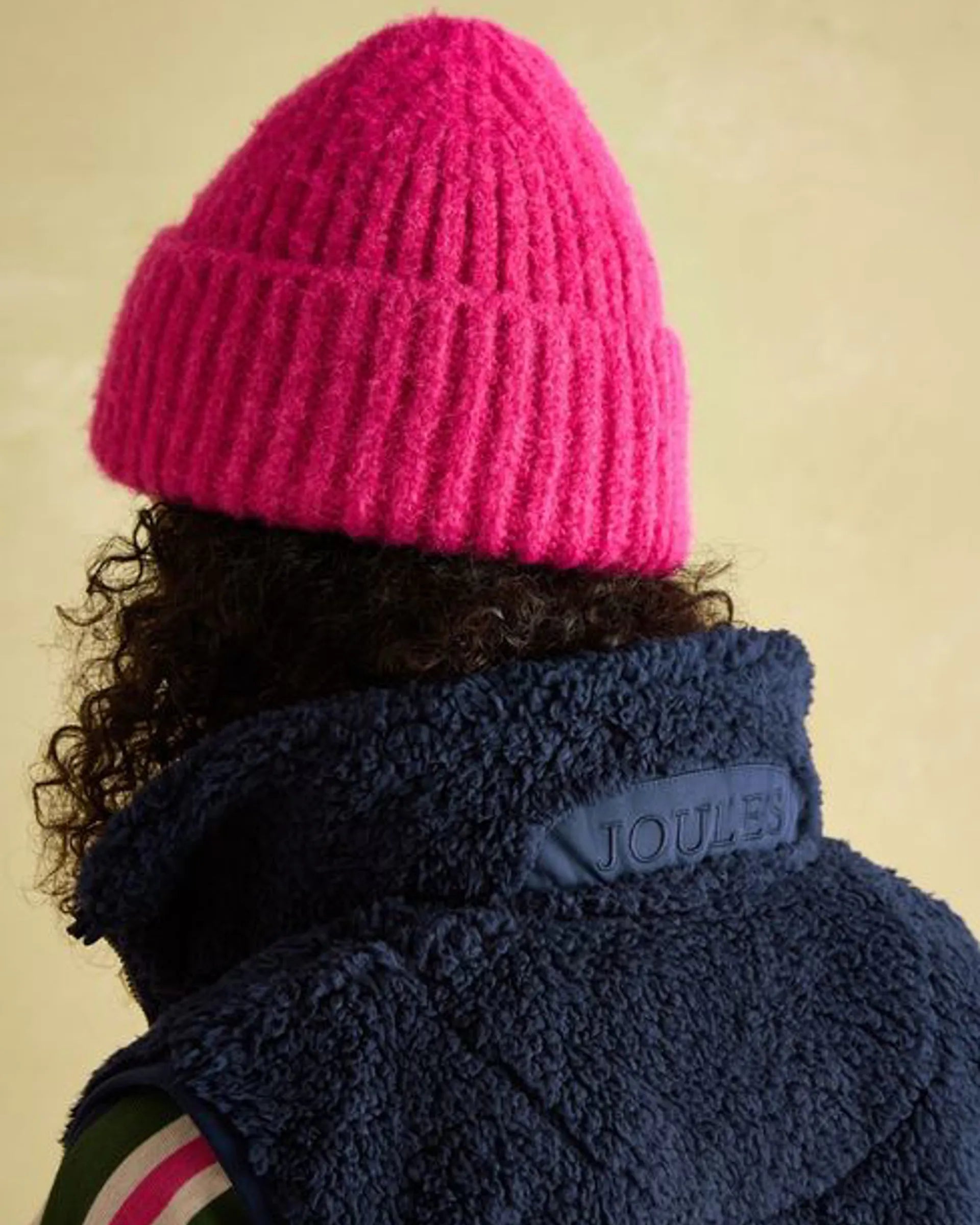 JOULES Mallory Navy Blue Fleece Gilet - Sleeveless Vest for Women - Equiflair