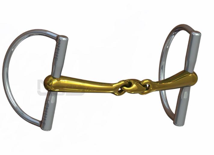 NEUE SCHULE Tranz Angled Lozenge Hunter-D Ring Horse Bit | Equestrian Gear