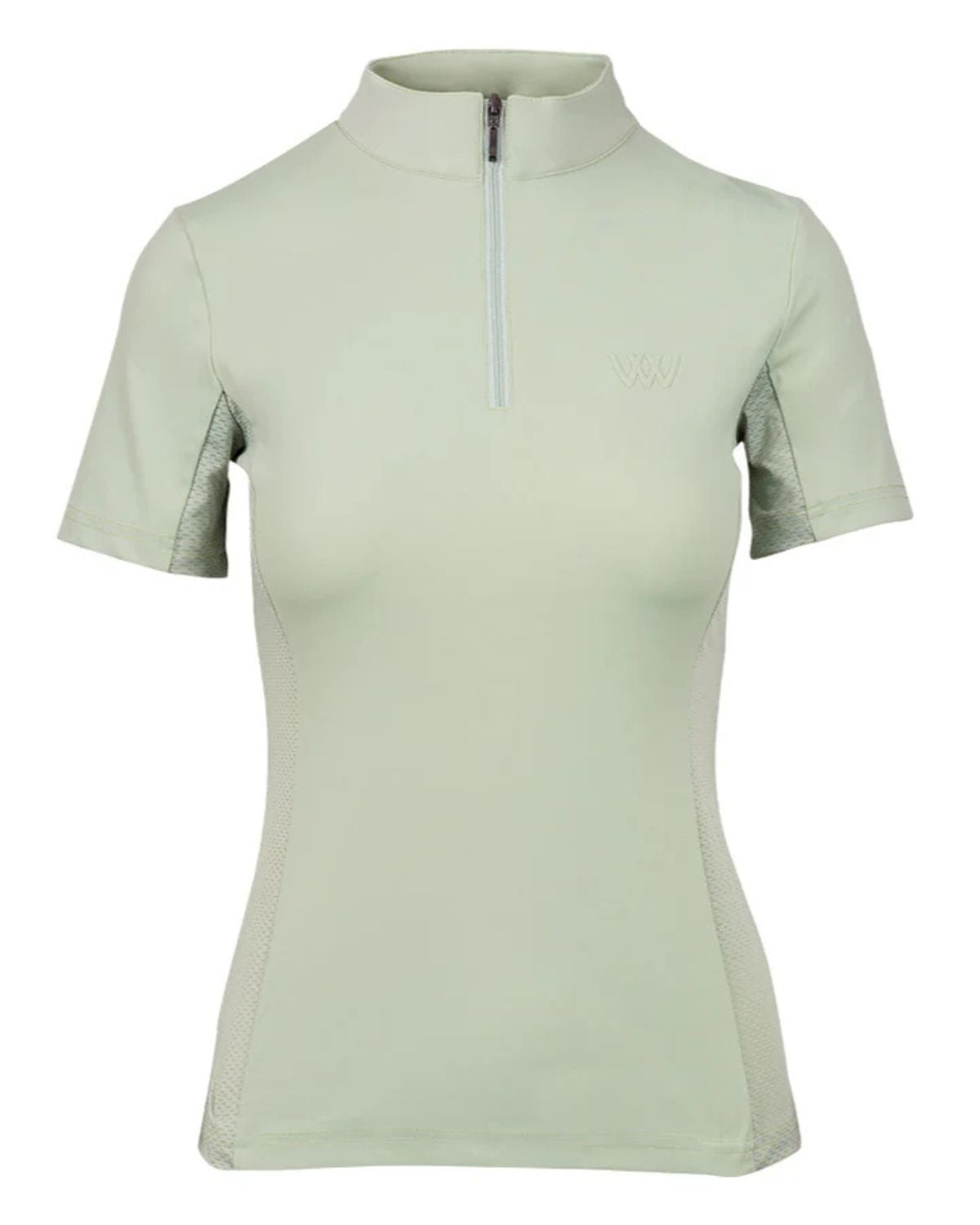 Woof Wear Sage Green Short Sleeve Tech Riding Shirt | Women's Horse Riding Apparel