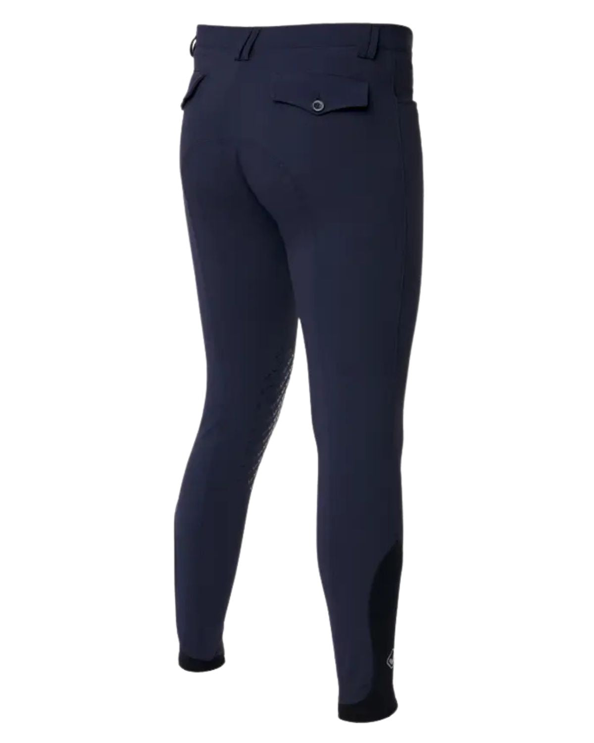 LeMieux Men's Breeches Navy Blue: Equestrian Riding Pants with Silicone Knee Grip, Tapered Leg & 4 Pockets - Shop Now!