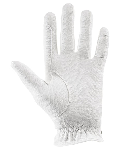 UVEX I-PERFORMANCE 2 White Riding Glove: High-Elasticity, Maximum Grip, Touchscreen Compatible Equiflair