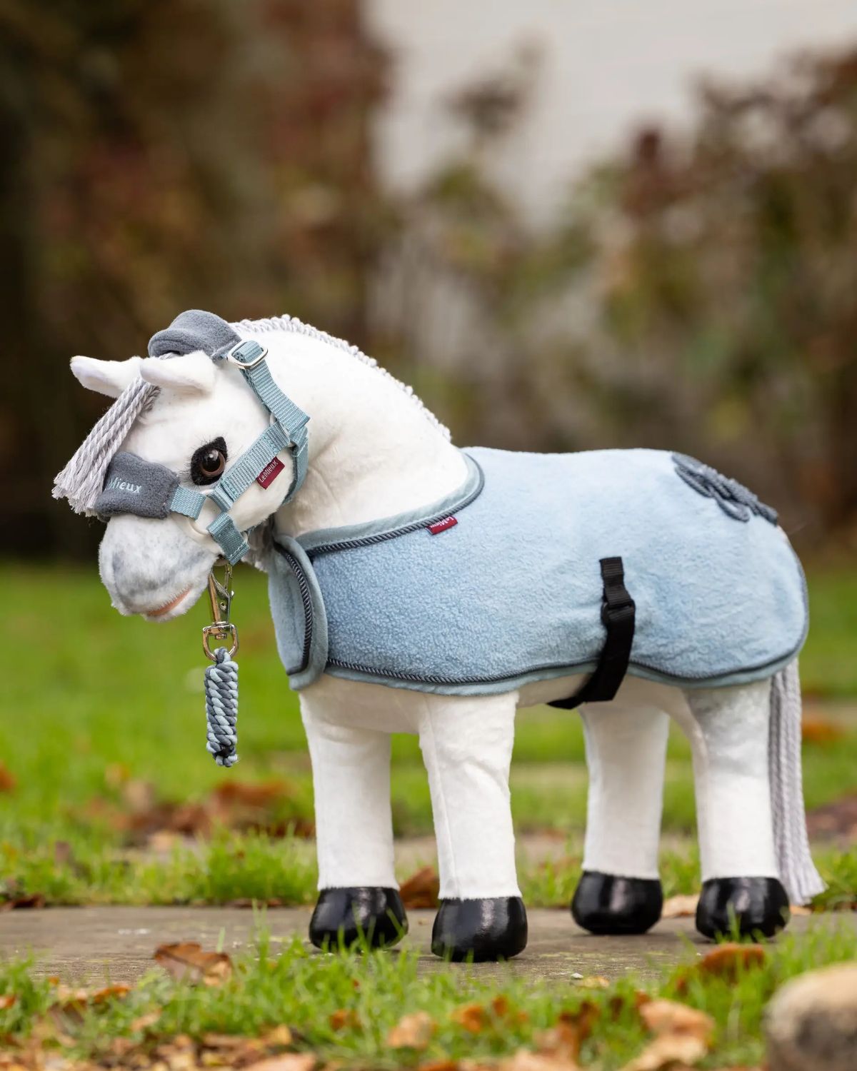 LEMIEUX TOY PONY COCO: Grey Plush Equestrian Toy for Kids | Working Hunter Pony
