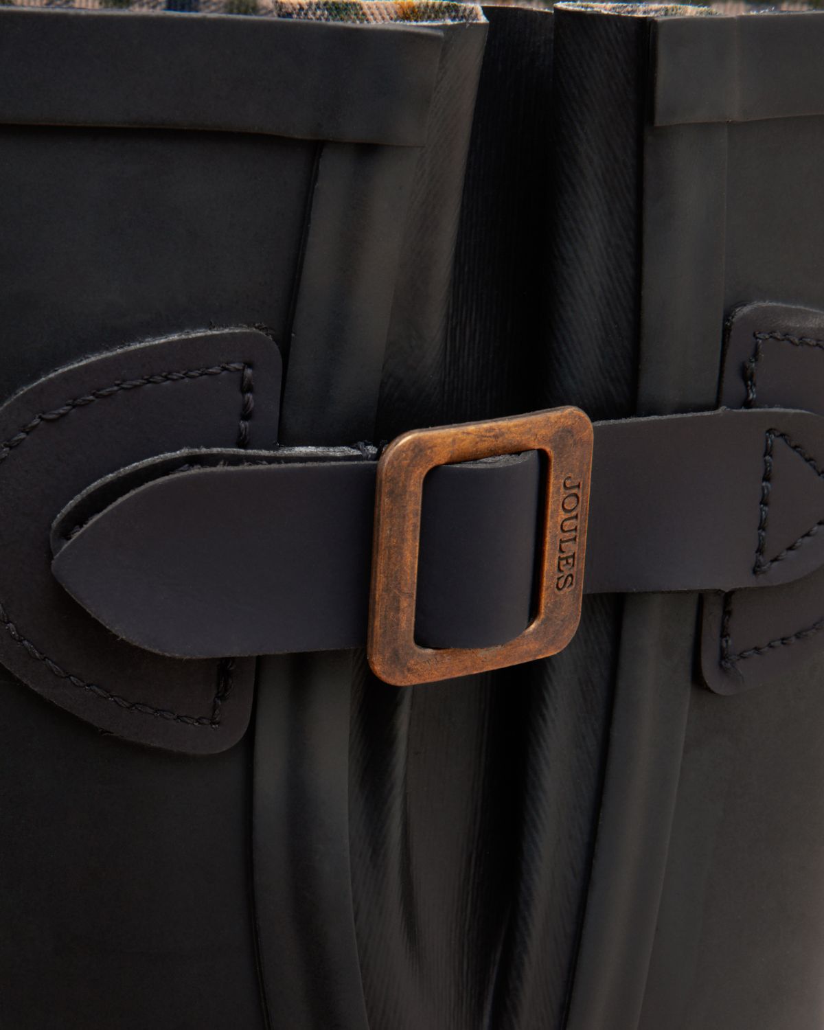 Joules Women's Houghton Adjustable Tall Welly Navy