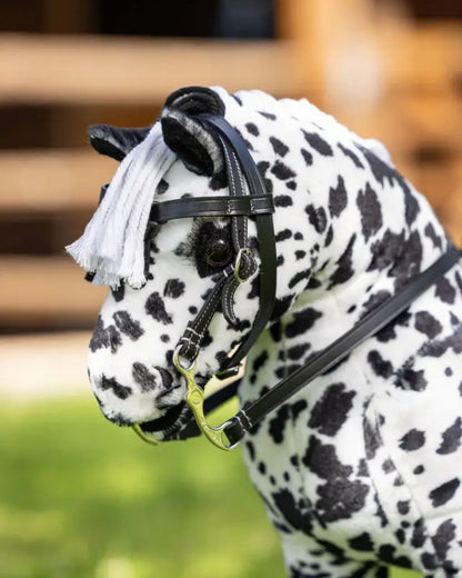 LeMieux Toy Pony Western Bridle - Black Leather Toy Horse Tack for Kids