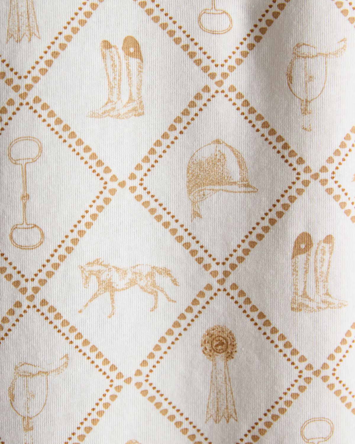 Joules Charlotte Horse Icons Printed Jersey Shirt