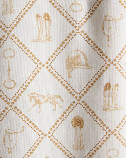 Joules Charlotte Horse Icons Printed Jersey Shirt