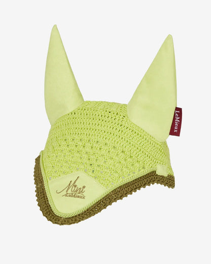 LeMieux Mini Fly Hood Kiwi for Ponies: Protect your pony from flies with this stylish, hand-made crochet fly hood from Equiflair.