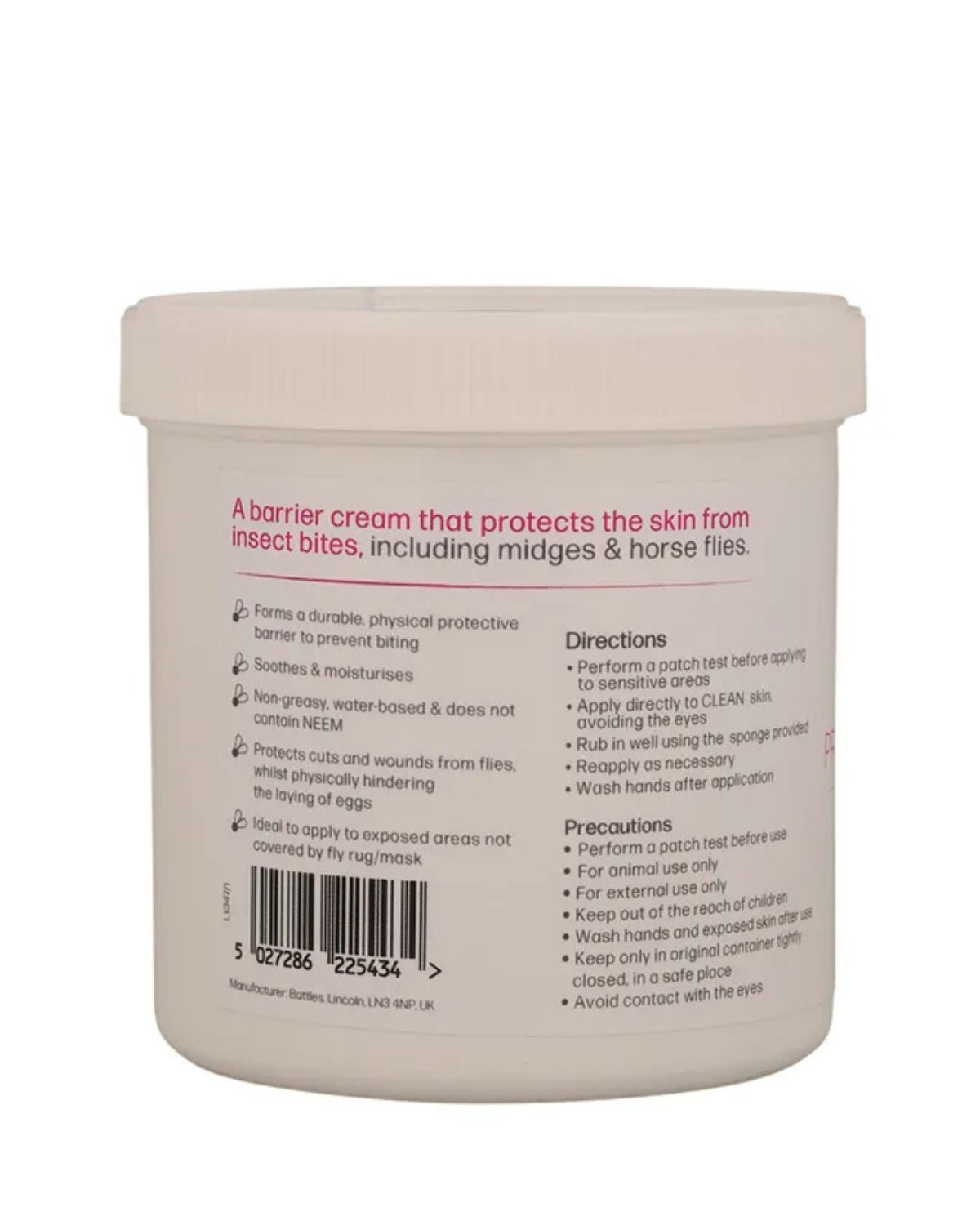 HyHEALTH STOP THAT ITCH! Protective Barrier Cream with Circular Sponge by Hy Equestrian