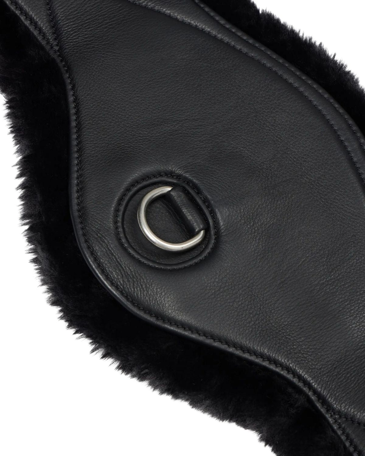 LeMieux Arika Simuwool Contoured Dressage Girth Black