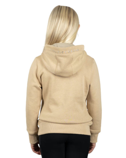 COLDSTREAM X ANYA DIAMANTE HOODIE CHAMPAGNE: Equestrian Hoodie, Horse Riding Apparel, Diamante Details