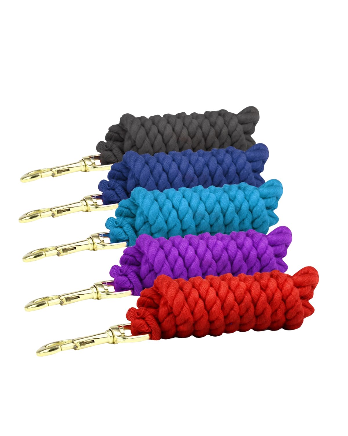 KM Elite Superfine Cotton Lead Rope Blue