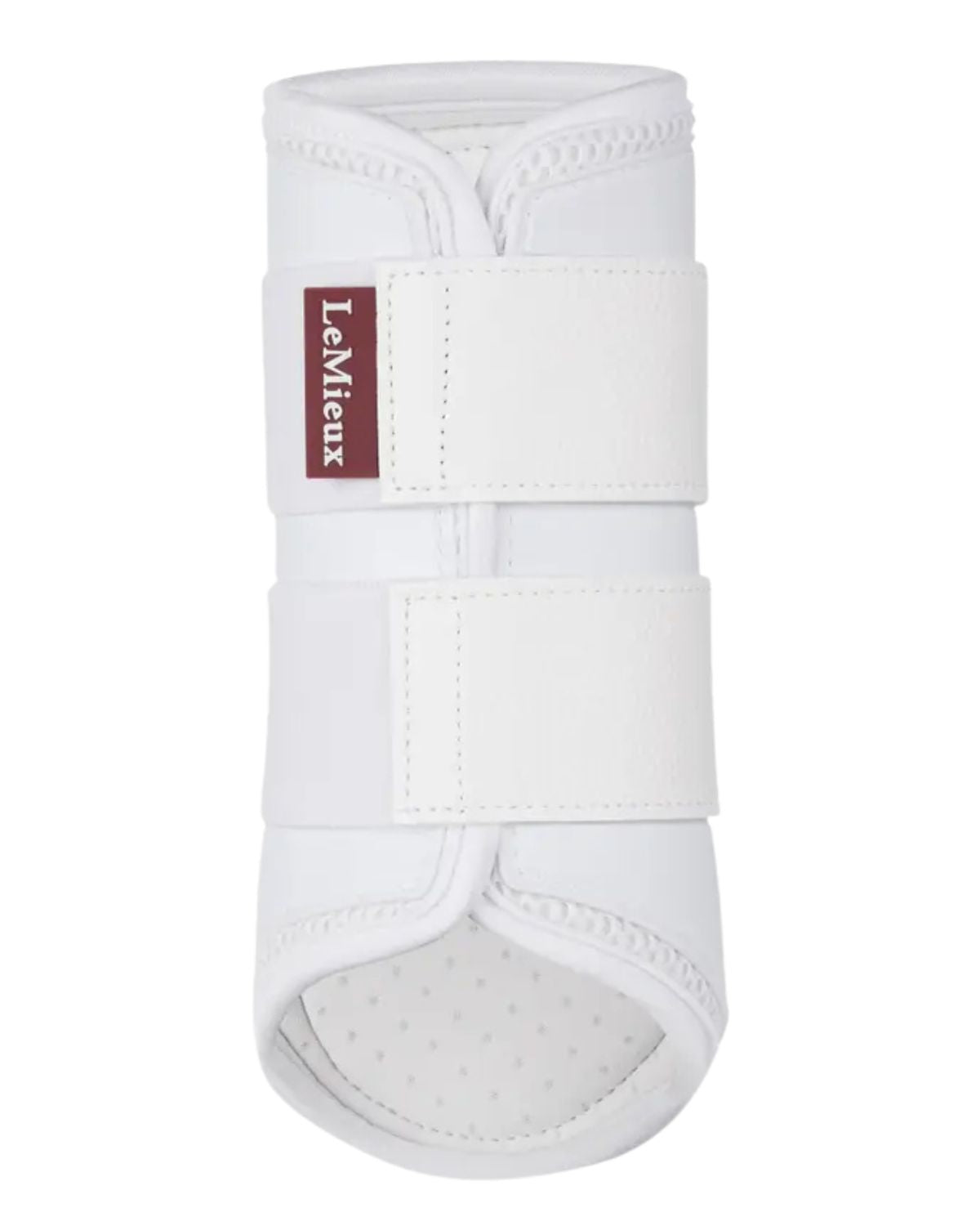 LeMieux ProShell White Brushing Boots: Horse Leg Protection, Durable and Breathable
