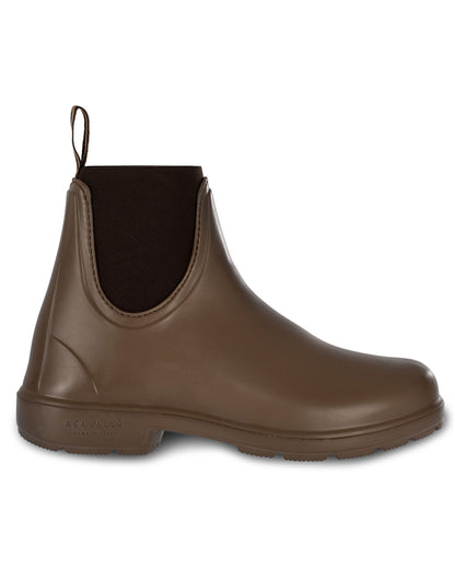 Acavallo Piuma Rubber Jodhpur Boots Chocolate