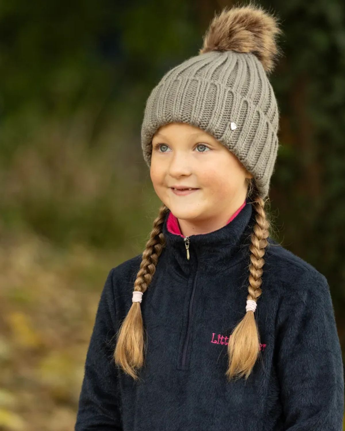 Hy Equestrian Valloire Children's Hat Grey