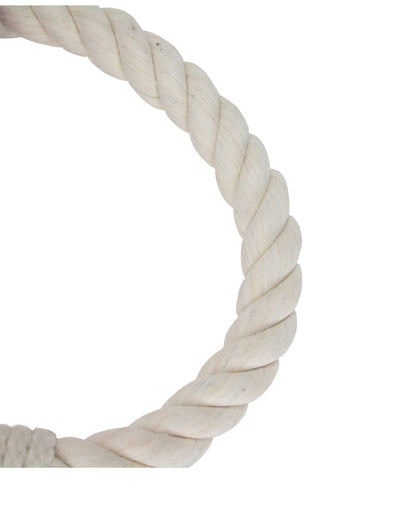 Ancol Playtime Natural Ropey Triangle Yellow Dog Toy