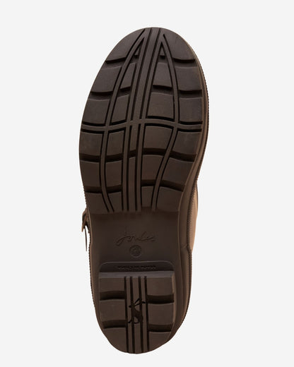 Joules Women's Houghton Adjustable Tall Welly Chocolate Brown