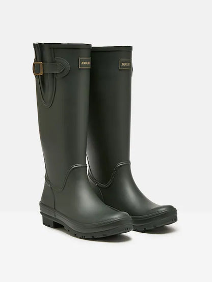 Joules Women's Houghton Adjustable Tall Welly Green