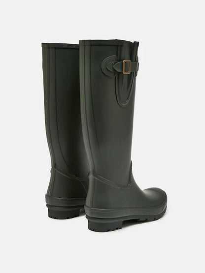 Joules Women's Houghton Adjustable Tall Welly Green