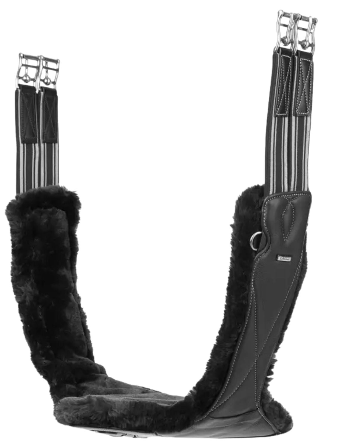 LeMieux Arika Simuwool Contoured Long Stud Girth Black