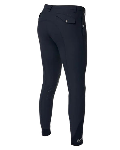 LEMIEUX Mens Elite Classic Pleated Breech Navy. Riding Pants, Equestrian Breeches
