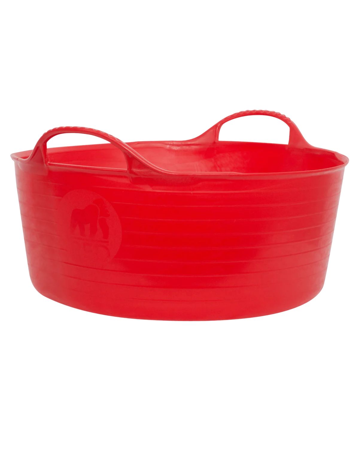 Red Gorilla Tub - Small Shallow Flexible Storage Tub for Garden, Mixing & More